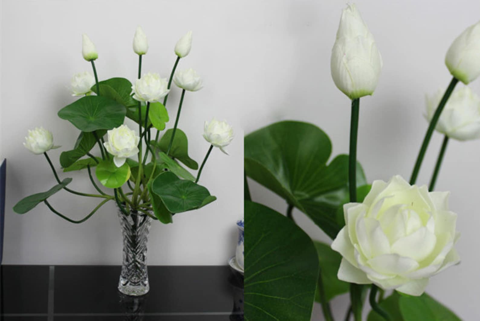 Artificial Lotus Flower Bouquets for Wedding Decorwedding Etsy