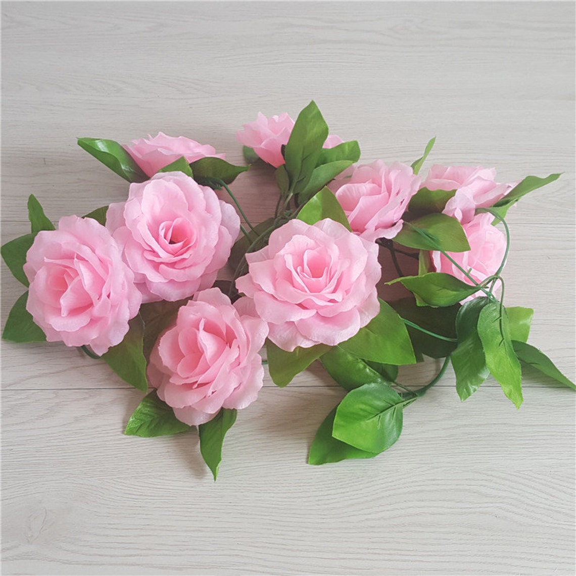 2 PCS Artificial Rose flower hanging decoration for home wall Etsy