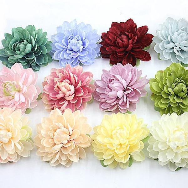 Silk Flower Heads Lotus Flowers Quality Bulk Wholesale Peony Heads Artificial Flowers 11cm Lotus For Wedding Party Decor Craft Flower