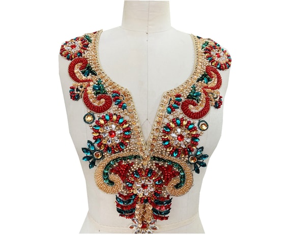 Luxurious Rhinestone Diamond Applique for Evening Dress ,lace Patch Prom Dress  Accessories - Etsy