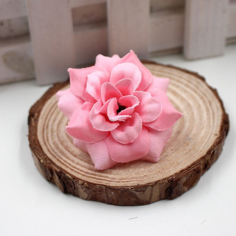 Silk Flower Heads Burgundy Flowers Quality Bulk Wholesale Etsy