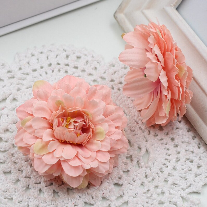 Silk Flower Heads Burgundy Flowers Quality Bulk Wholesale Etsy