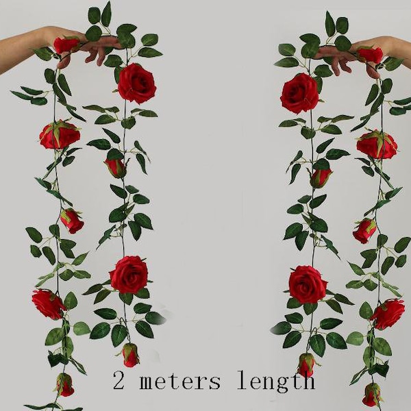 Silk Flower Vine Etsy