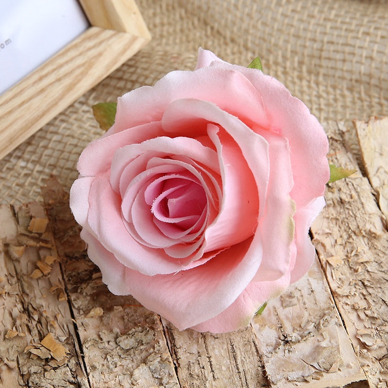 Silk Flower Heads Rose Flowers Quality Bulk Wholesale Big Etsy