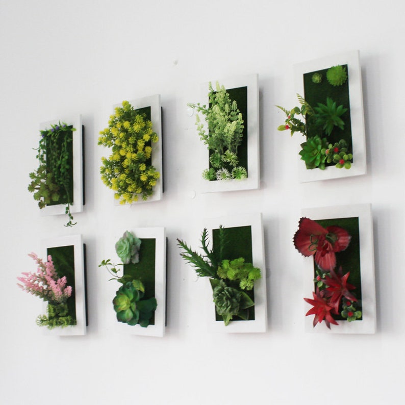 Artificial Flower Fake Plants Wall Hanging Decor for Wedding Etsy