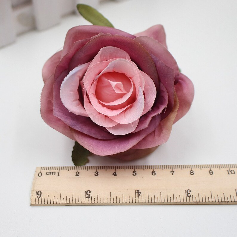 Silk Flower Heads Burgundy Flowers Quality Bulk Wholesale Rose Etsy