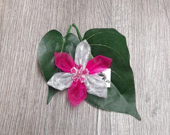 Dog or cat Collar Christmas Flower - Cute Collar Flower - Special Occasion Flower - Removable - Flower for Dog or cat #42