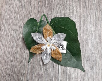 Dog or cat Collar Christmas Flower - Cute Collar Flower - Special Occasion Flower - Removable - Flower for Dog or cat #45
