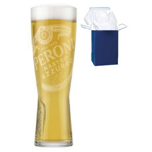 personalised engraved pint peroni glass, fathers day gift, Christmas gift, birthday gifts, any age any occasion