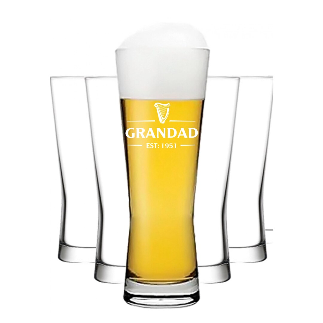Personalised Engraved Pint Beer Glass - Personalized Gift for Him ...