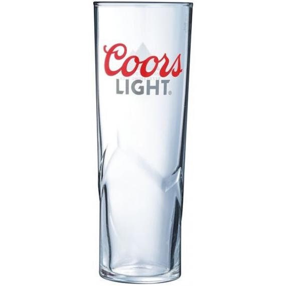 Engraved/Personalised Coors Light Pint Glass & Bottle of Coors Light in Silk Gift Box