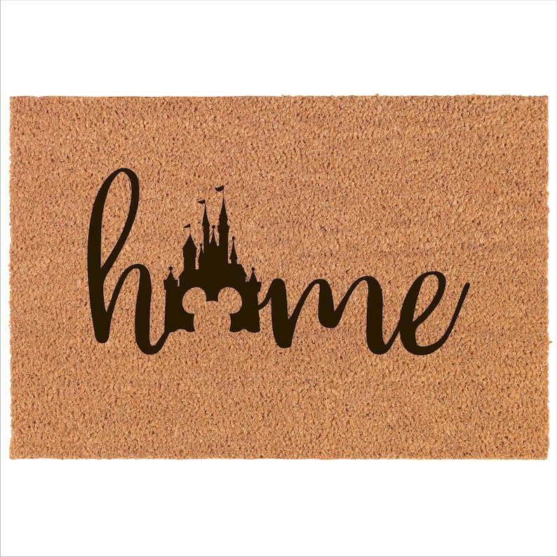Custom Doormat Personalised Door Mat Minnie Mouse Home Disney Doormat - Welcome Mat - Housewarming - Disney Gift - Disney Home Decor image 4