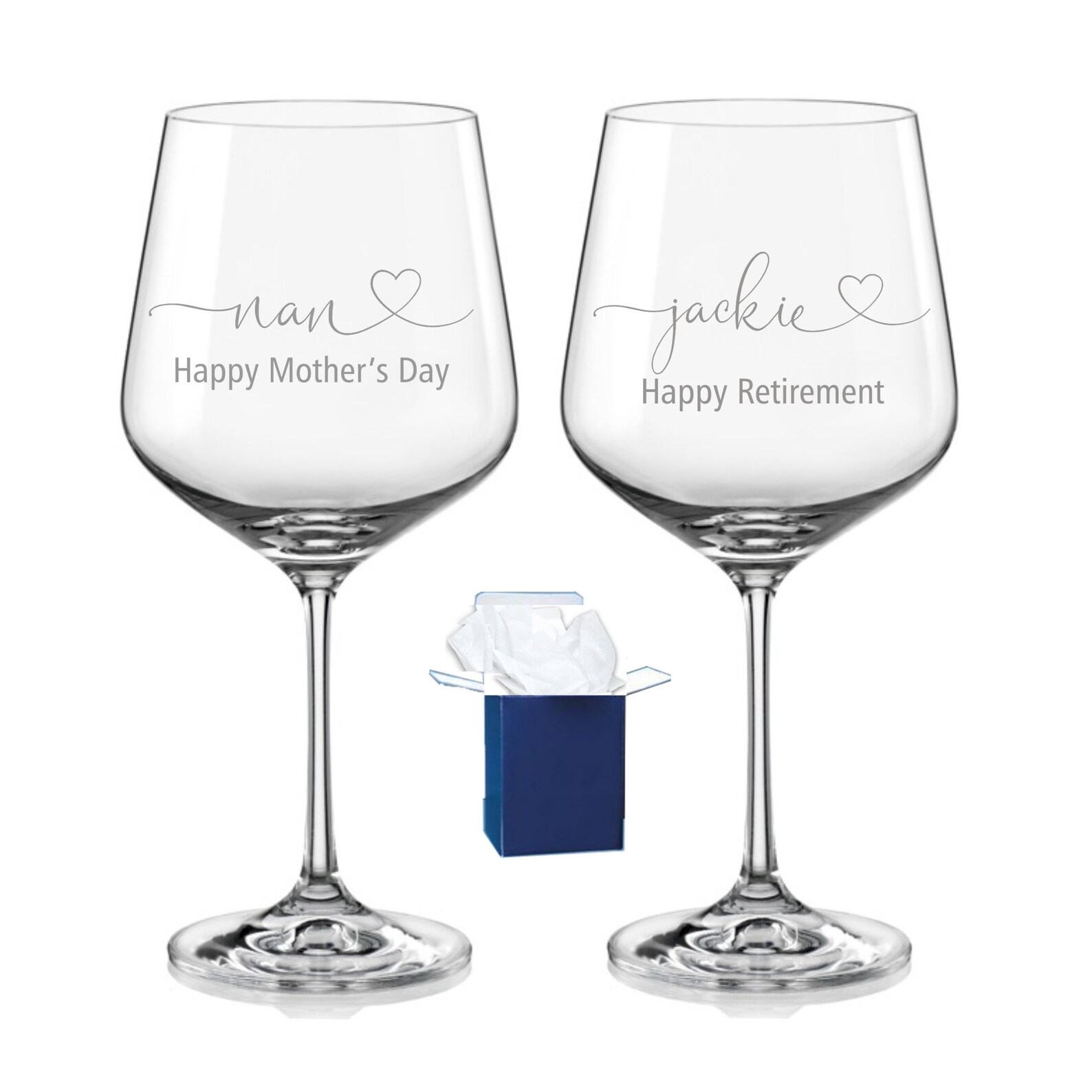Personalised Wine Glass Engraved Red or White Wine Glass Gift Etsy UK
