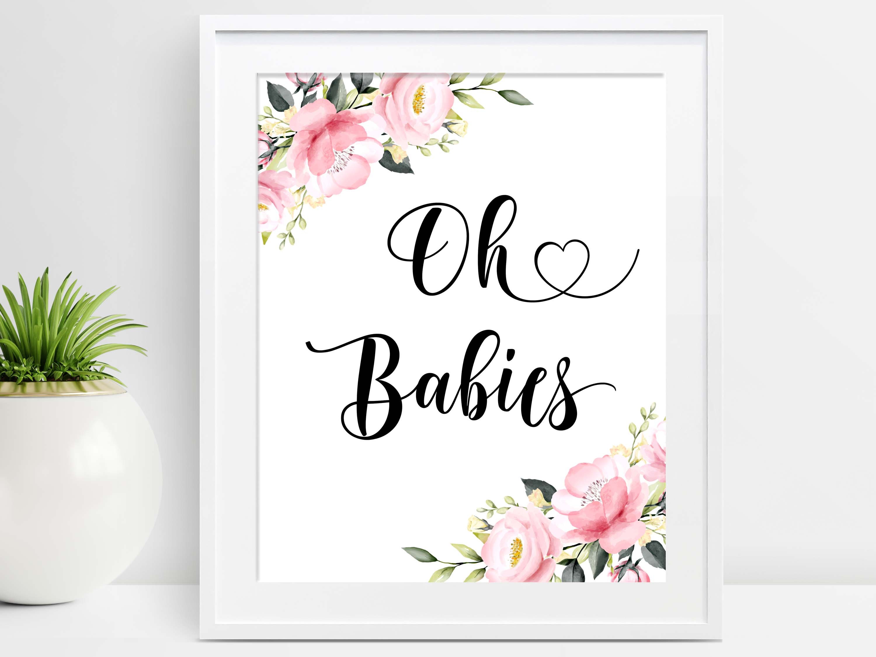 Babies Sign Twin Baby Shower Decorations Twins Shower - Etsy Sweden