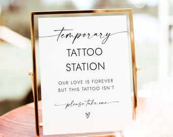 Signo minimalista de la estación de tatuaje de boda Signo de tatuaje de boda Signo de tatuaje temporal Tatuaje Signo de boda Tatuaje de boda Favores Signo W4 S1