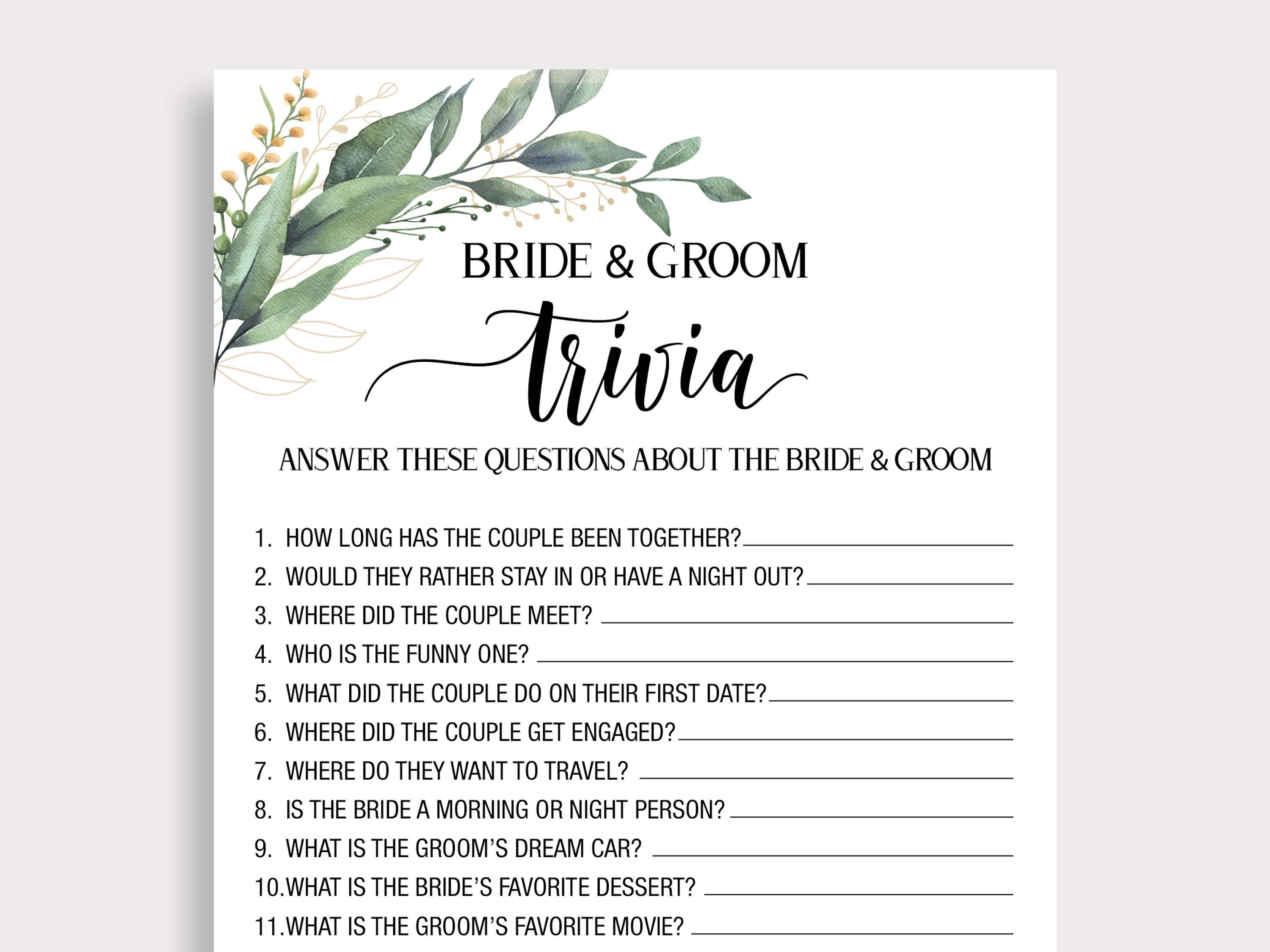 Bride Groom Trivia Game Who Knows The Couple Best Printable Etsy Australia bride-groom-trivia-game-who-knows-the-couple-best-printable-etsy-australia