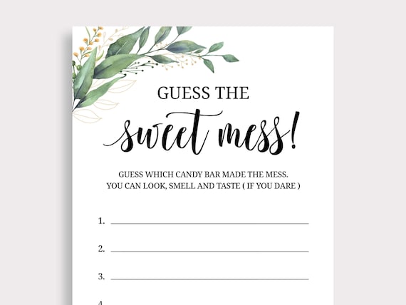 Guess the mess free printable discount