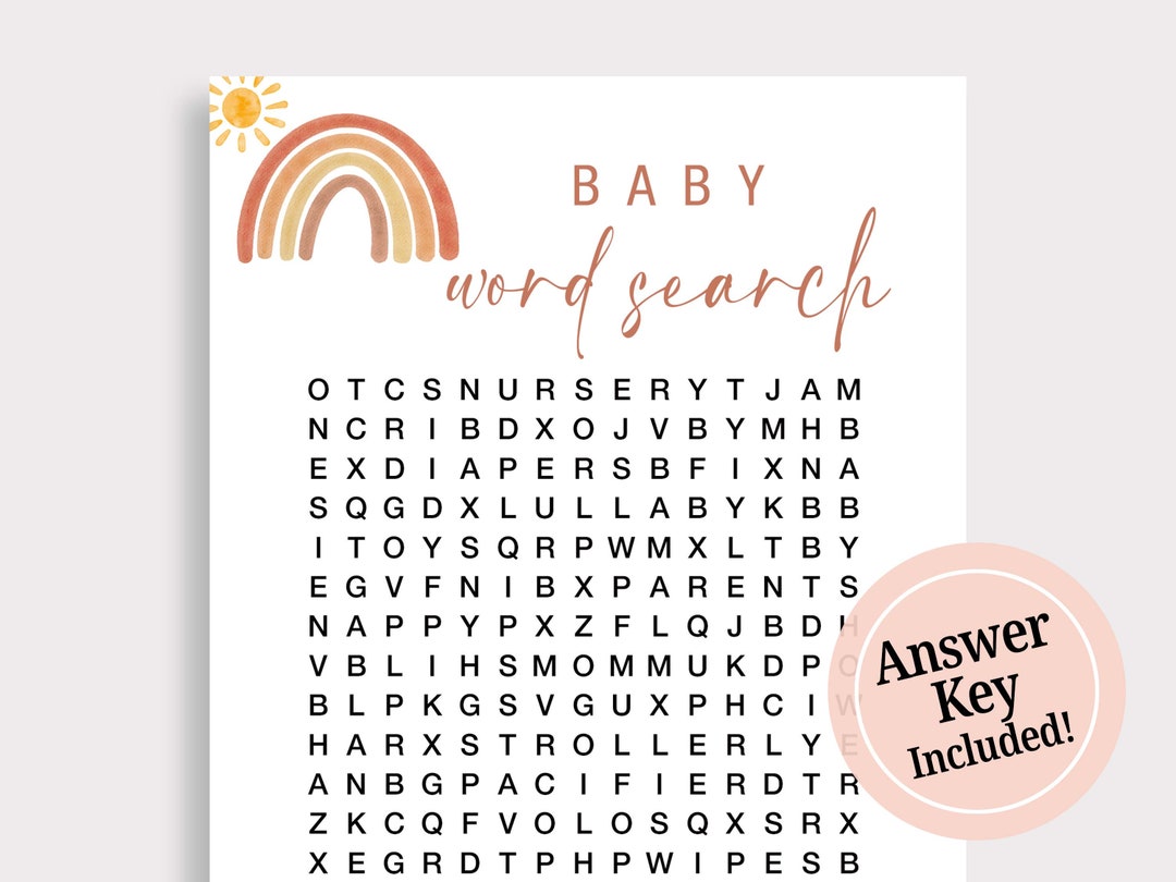 Otc baby shower game baby cheap necessities from a to z