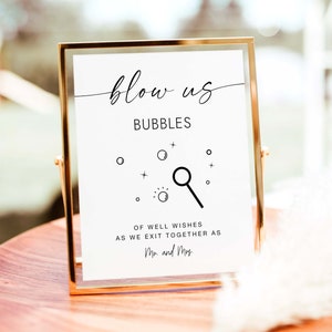 Wedding Bubbles Sign Blow Us Bubbles Sign Printable Blow Bubbles of ...