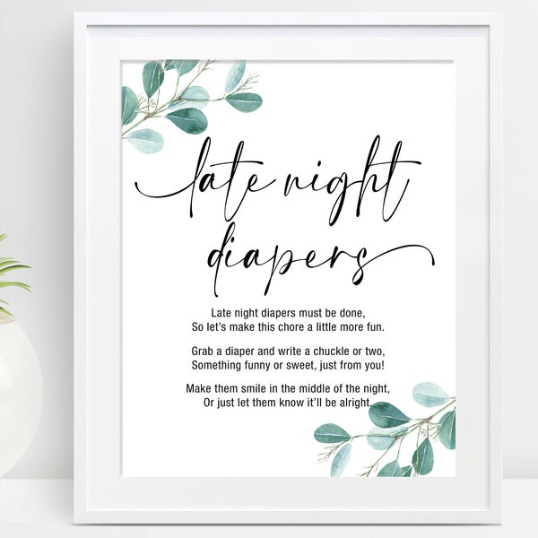 Late Night Diaper - Etsy