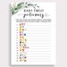 Fun Baby Shower Game Printable Baby Emoji Picture Game Emoji Pictionary ...