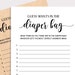 Guess What's in the Diaper Bag Baby Shower Printable Game, What is in ...