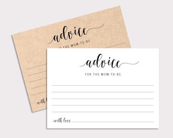 Honey Bee Advice Cards For Baby Shower - 24 Count, Gender Neutral Mommy-to-Bee Keepsake