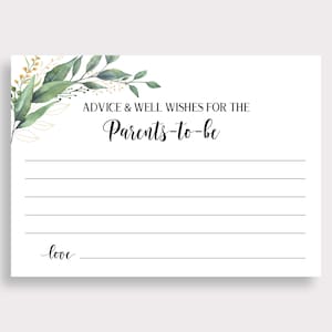 Ratschläge und Genesungswünsche für Eltern zu sein Karte Baby Shower Printable Karten Ratschläge für Eltern Genesungswünsche Karte Baby Sprinkle Ratschläge C16 D28