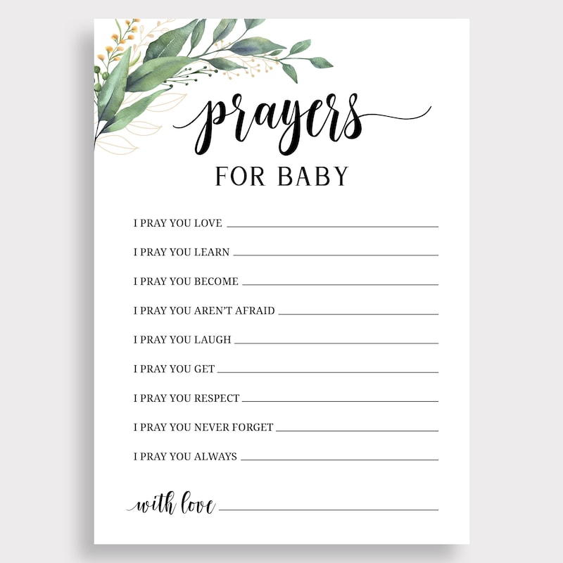 Prayers for Baby - Etsy