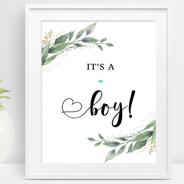 Its a Boy Sign - Etsy