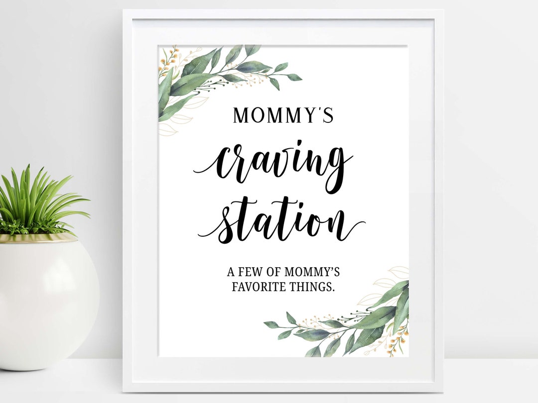 Mommy's Craving Station Sign Mommys Favorite Things Cravings Cravings ...