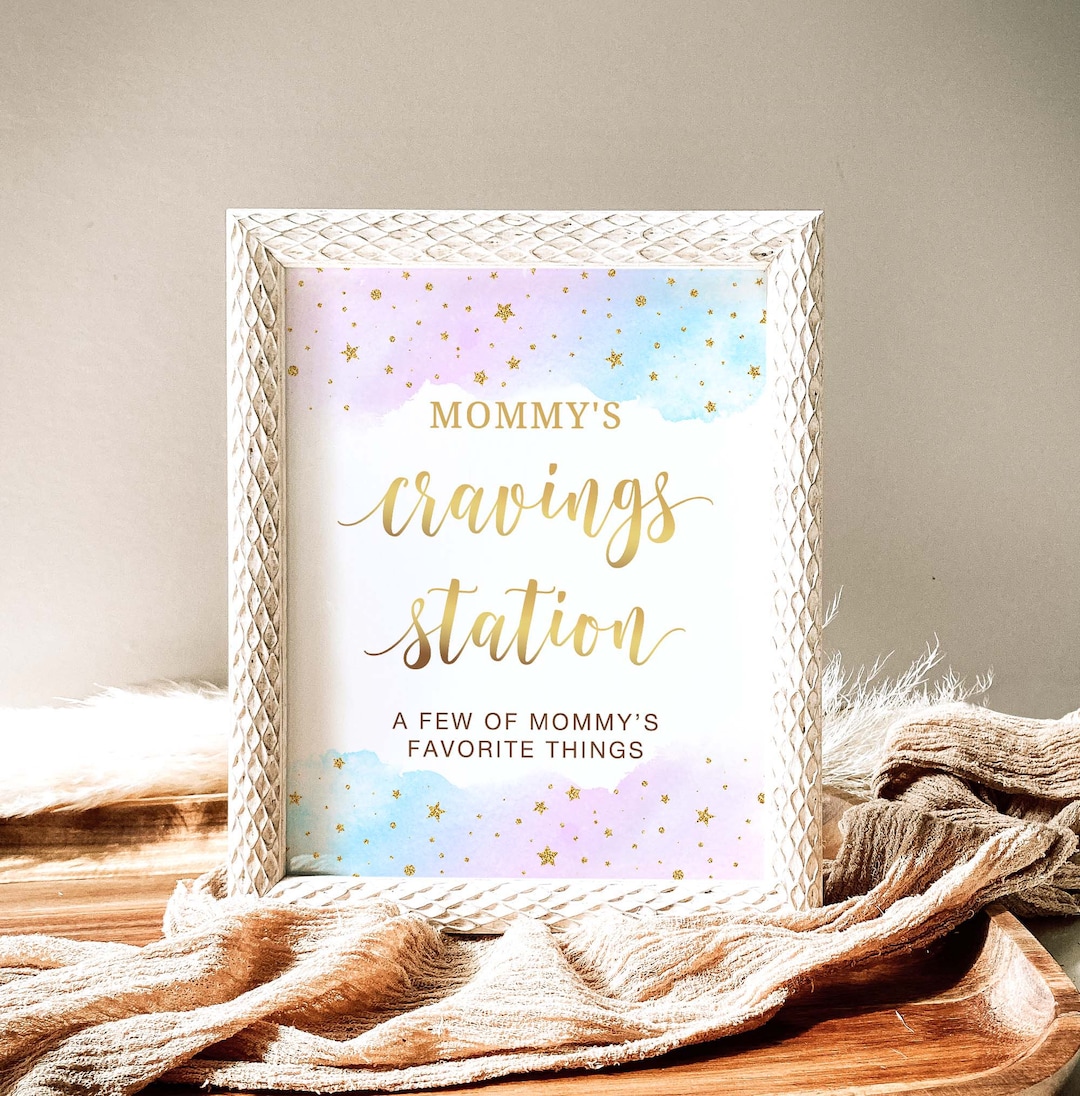 Mommy's Craving Station Sign Mommy's Pregnancy Craving - Etsy