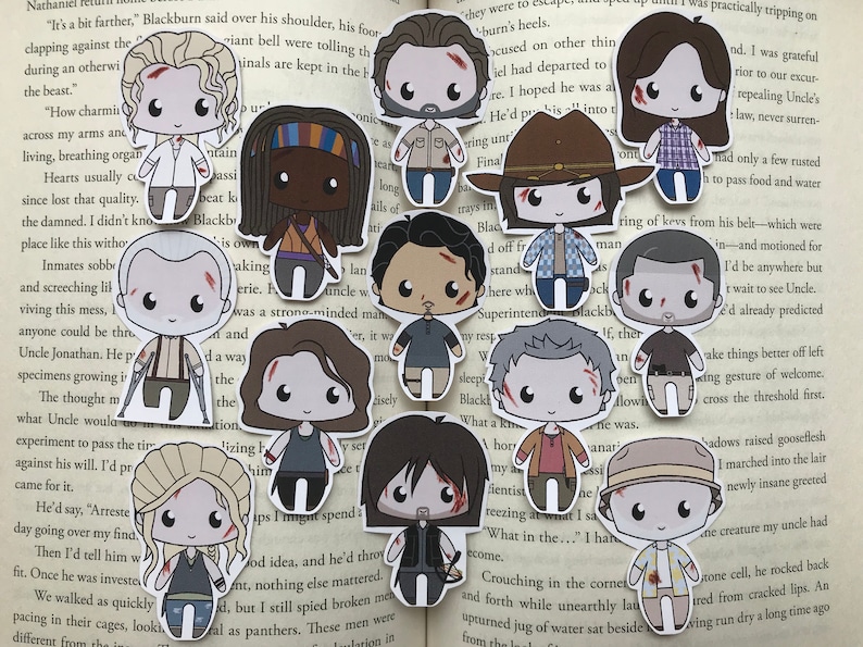 Walking Dead Stickers Etsy