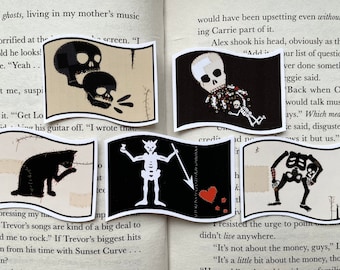 Nuestra bandera significa pegatinas de banderas de la muerte