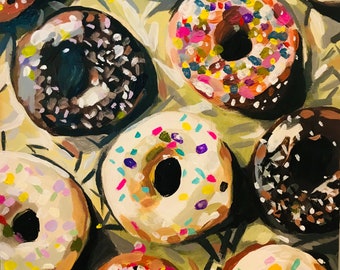 Print of donuts