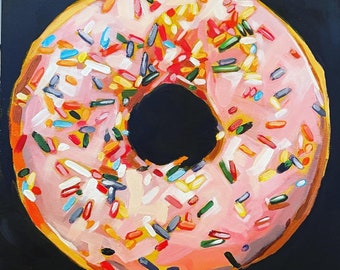 Print of donut