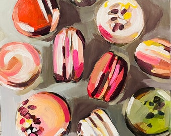 Print of macarons