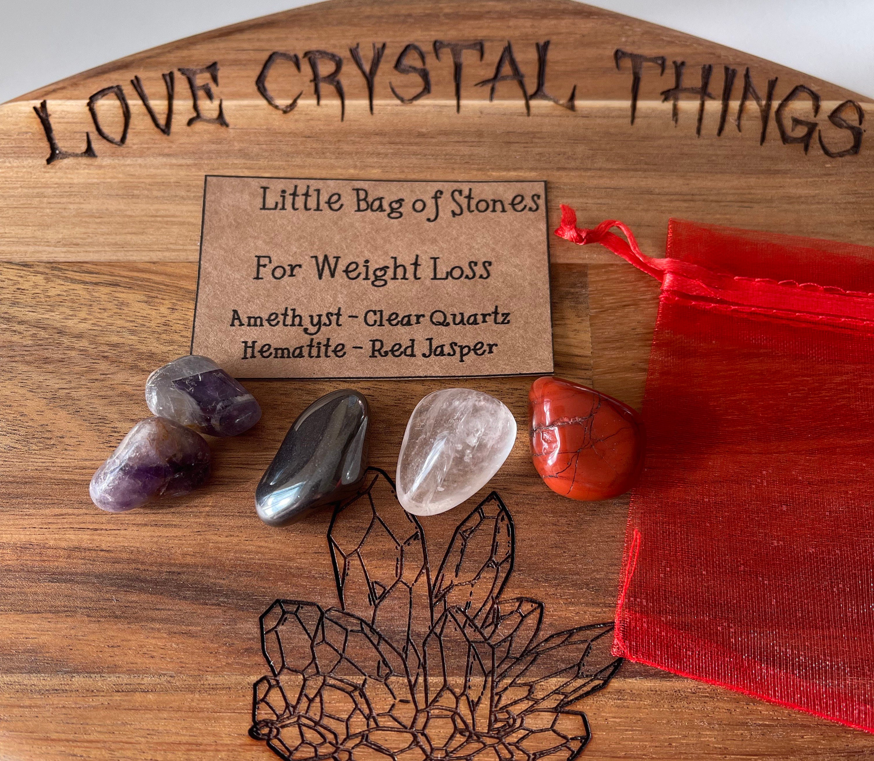 Set of Crystals for Weight loss tumble stones reiki Etsy