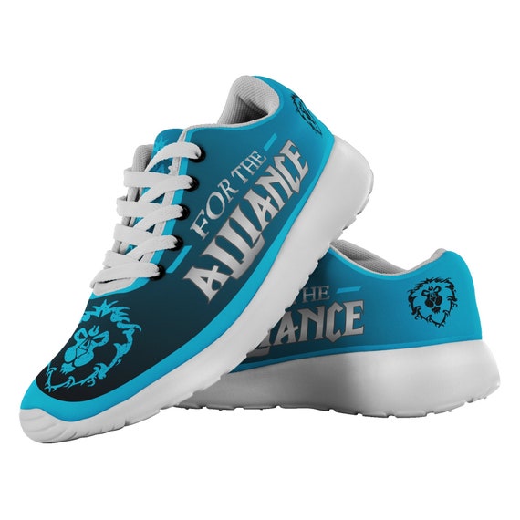 World of Warcraft For the Alliance Running Shoes Etsy