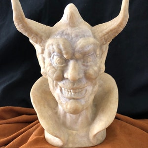 Unique carving, Hand Carved antler carving, moose carving, fine art sculpture. image 1