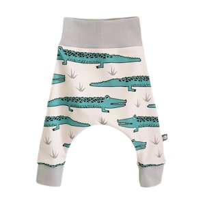 Krokodil Harems Gator Hose Jungen Harem Pants Bio-Baumwolle stricken Cute Stoff Beliebte Hosen Entspannte Hose Newborn bb New Baby Outfit