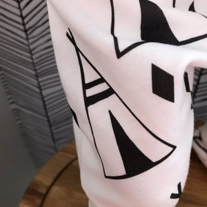 Svarta Tipi Harems Teepee Byxor Pojkar Harembyxor Ekologisk bomullsstickning Sött tyg Populära byxor Avslappnade byxor Nyfödd Babyoutfit Nyfödd Gåva bild 6