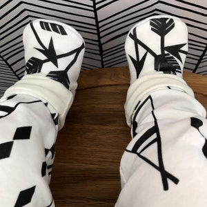 Svarta Tipi Harems Teepee Byxor Pojkar Harembyxor Ekologisk bomullsstickning Sött tyg Populära byxor Avslappnade byxor Nyfödd Babyoutfit Nyfödd Gåva bild 10
