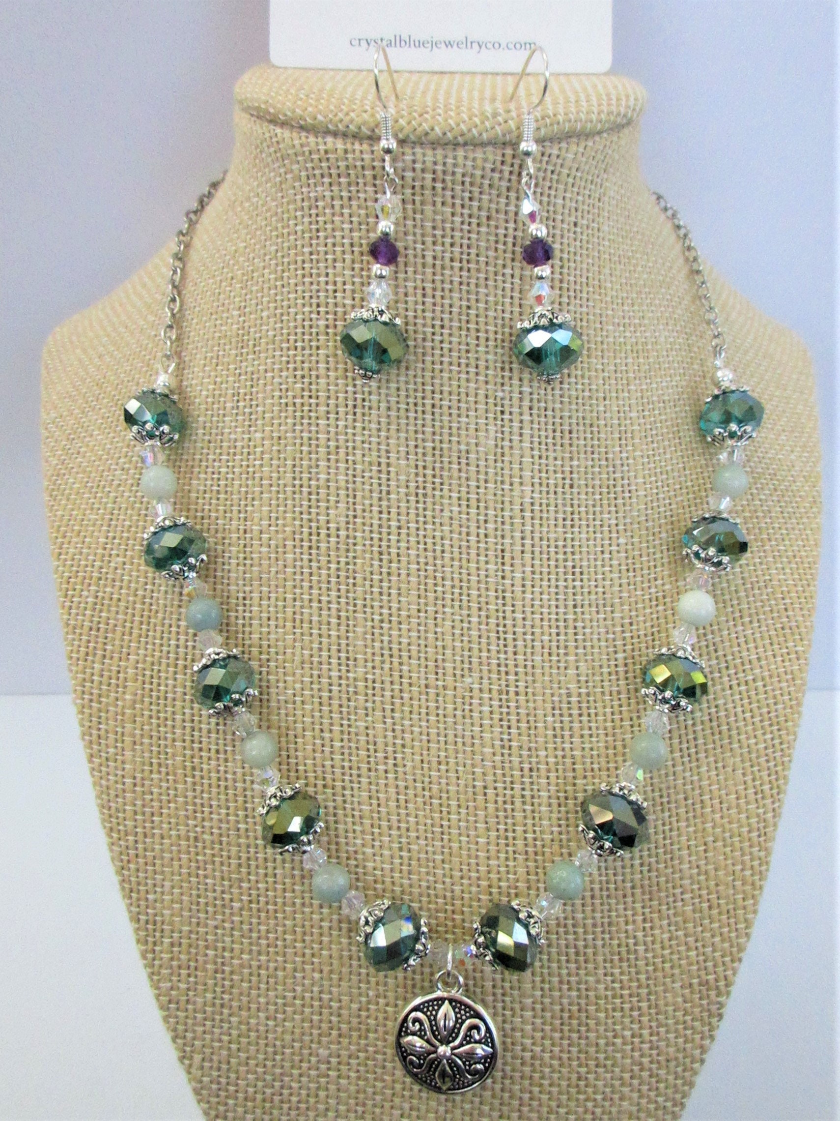 COLLIER VINTAGE 80/90 AVEC PIERRES AGATES DN4175