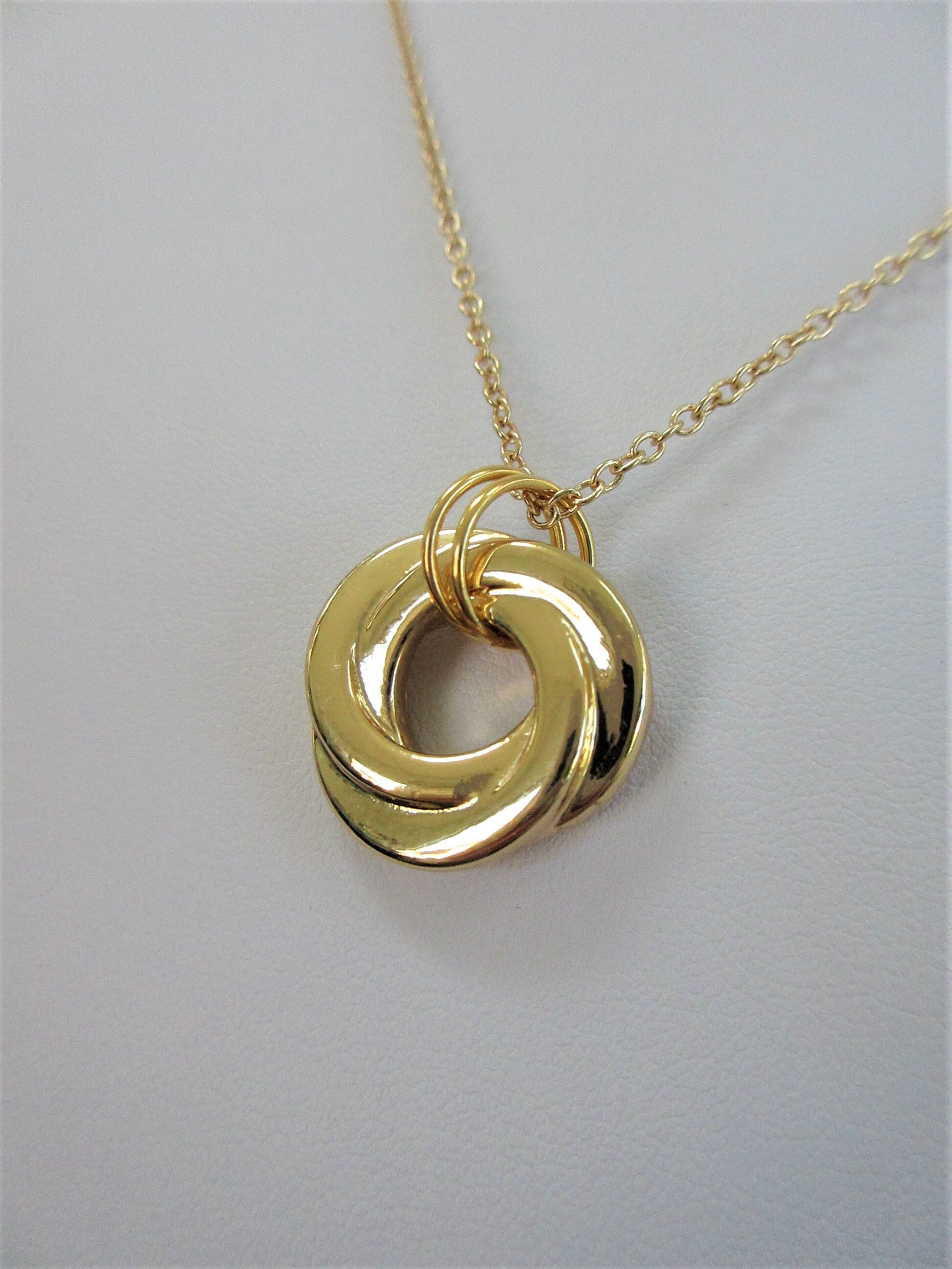 Gold Love Knot Pendant,love Knot Chain,love Knot Gold Necklace,14k Over ...