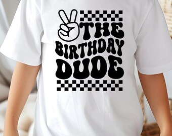 Birthday Dude T-Shirt: Fun Party Shirt for Boys