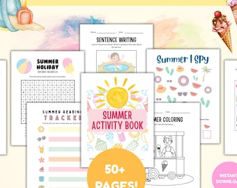 Libro di attività estive per bambini: 52 pagine stampabili per combattere la noia (download PDF)
