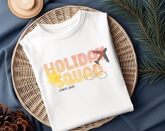 Holiday Squad 2025 Matching Family T-Shirts