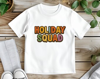 Retro Holiday Squad T-Shirt: Colorful Family Vacation Tee