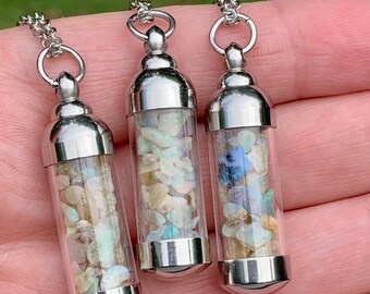 Opal Chip Pendant